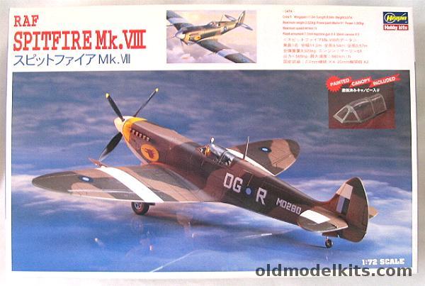 Hasegawa 1/72 RAF Spitfire Mk.VIII, SS17 plastic model kit